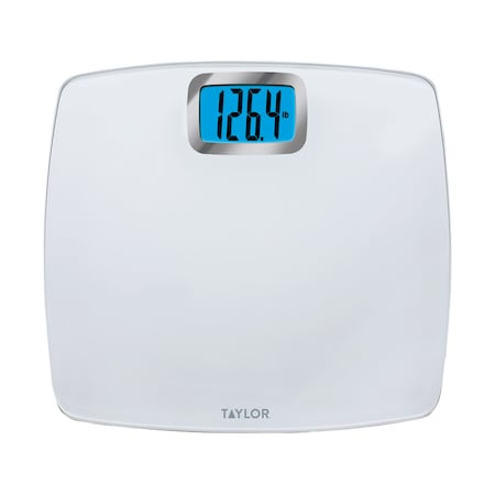 Taylor Taylor 440 lb Digital Bathroom Scale White 752840133